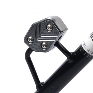 适用铃木AFR125改装加大边撑脚垫UCR UCR边撑延长辅助块摩托车件