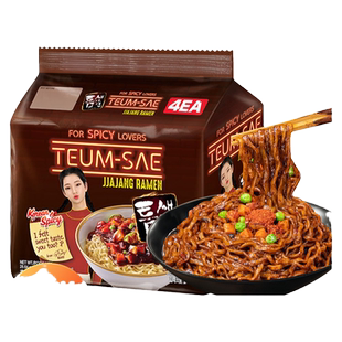 韩国paldo八道辣味炸酱面极地正宗韩式御膳方便面拉面泡面干拌面