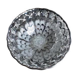 银孔雀茶杯主人杯冰清玉洁莲花杯窑变茶杯天目盏高档个人专用茶具