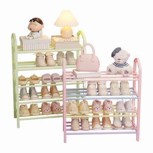 简易鞋架子多层大学生宿舍小型出租房家用门口儿童鞋柜鞋子收纳架