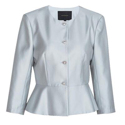 罗衣知性西装流苏半身裙两件套