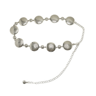 复古民族风铆钉腰带女设计感小众百搭皮带配裙子牛仔裤带装饰白色