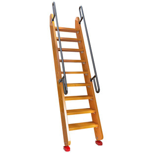 时尚实木阁楼楼梯整体木梯子家用复式室内爬梯定制登高梯隔层楼梯