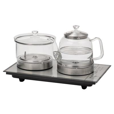 金格仕双上水玻璃款双加热煮茶