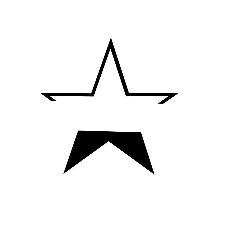 反光五角星速度与车贴