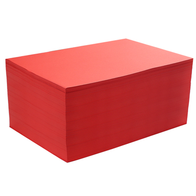 荷孚森80gA4红色复印纸手工彩纸