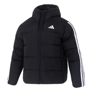 阿迪达斯羽绒服男款官方旗舰春季运动休闲保暖鸭绒连帽外套KH3987