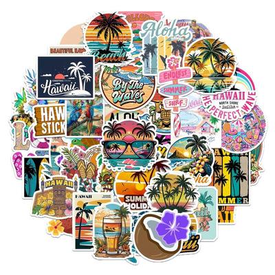 200张夏威夷Hawaiian旅行贴纸