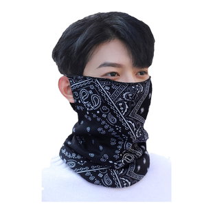 2025新款围脖男士秋保暖脖套冬季护颈面纱女户外加绒防风骑行面罩