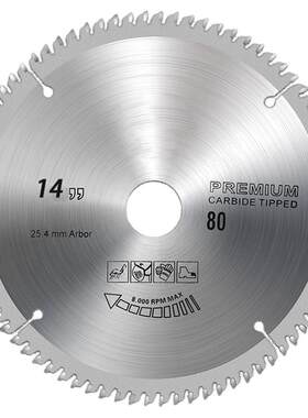 硬质合金12/14寸木工锯片送垫片