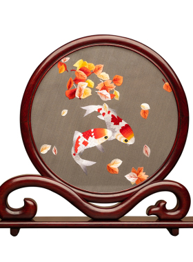 苏绣装饰摆件绣美商务礼品中国风