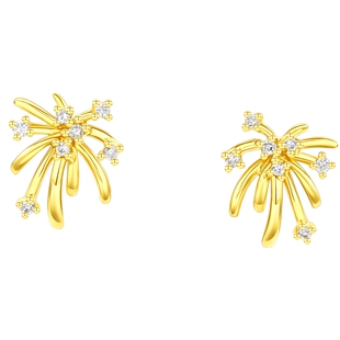 MONOLOGUE独白北纬三十度18k金烟花钻石耳钉MA1753情人节送女友