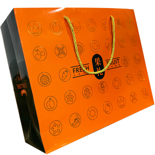 高档烫金通用大容量15斤10斤混合水果包装盒礼品盒苹果纸箱空盒子