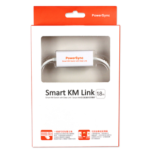 包尔星克smart km link usb电脑对拷线数据互传键鼠共享双头外接