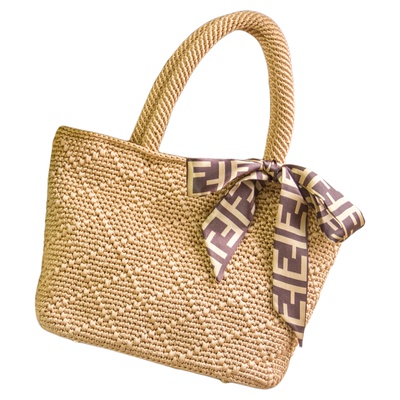 秀丝雅视频教程棉麻冰丝线菱形格包包扁带毛线diy编织材料包