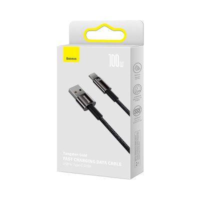 倍思钨金系列100W超级快充数据线