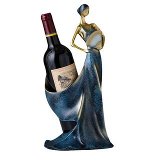 轻奢高档红酒架摆件客厅电视柜酒柜装饰品餐桌酒瓶架子乔迁新居礼