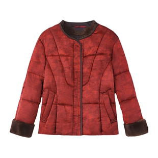 秋冬新款小香风加棉加厚棉衣外套洋气妈妈装时尚百搭保暖棉服上衣