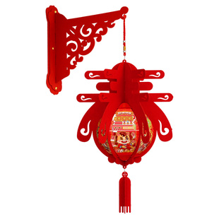 马年福字门挂2026新年装饰灯笼春节过年挂件家用壁挂新年快乐挂饰