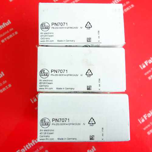 议价Ifm PN7071 易福门全新压力传感器 PN-250-SER14-QFRKG/US/ /