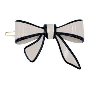 高端简约经典蝴蝶结发夹戴安娜刘海侧边夹弹簧马尾夹发箍头箍发卡