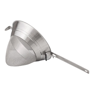 商用304不锈钢食品级锥形罩板状纱网药渣过滤器滤油炸厘手柄漏斗