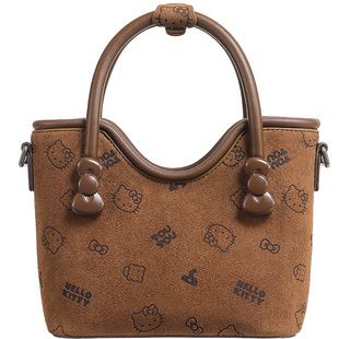 TOUTOUhellokitty凯蒂猫菜篮子托特包大容量单肩斜挎新年礼物女