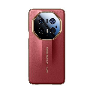 适用华为mate70rs非凡大师手机壳80promax新款镜头全包防摔保护套mt70pro素皮外壳MT60Pro超薄高级感男女红色