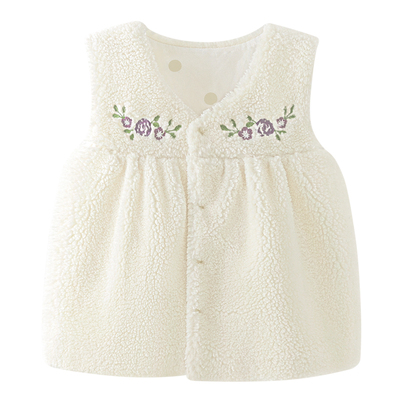 汤尼倍儿宝宝马甲冬季羊羔绒保暖