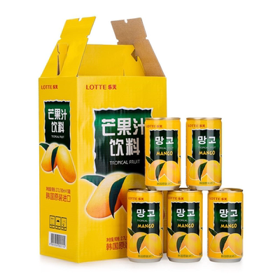 乐天韩国进口饮料网红果汁