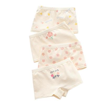 A类纯棉女童平角内裤10A抑菌