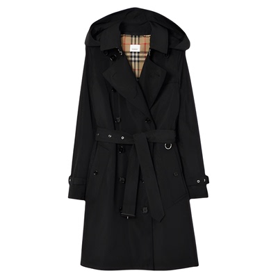 BURBERRY女款可拆连帽风衣
