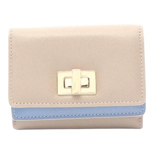 中古二奢Fendi芬迪女99新trifoldwallet三折钱包牛皮短钱包