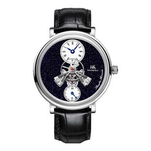 上海手表星空大都会中置天轮男士全自动机械腕表高端奢华正品865