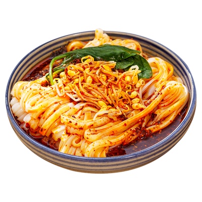 汉中米皮开袋即食陕西凉皮现做