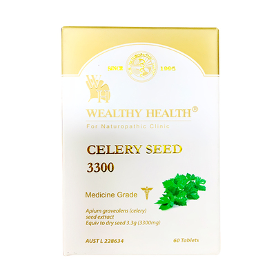 澳洲原装进口Wealthy Health富康芹菜籽3300mg*60粒
