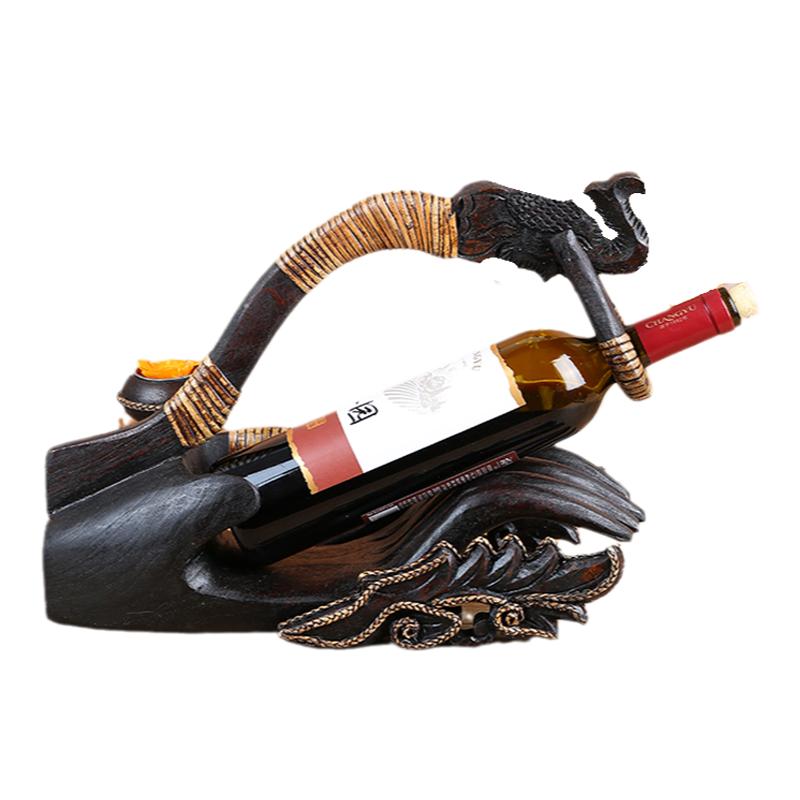 实木创意葡萄酒架展示架客厅餐桌装饰红酒架摆件欧式佛手红酒杯架
