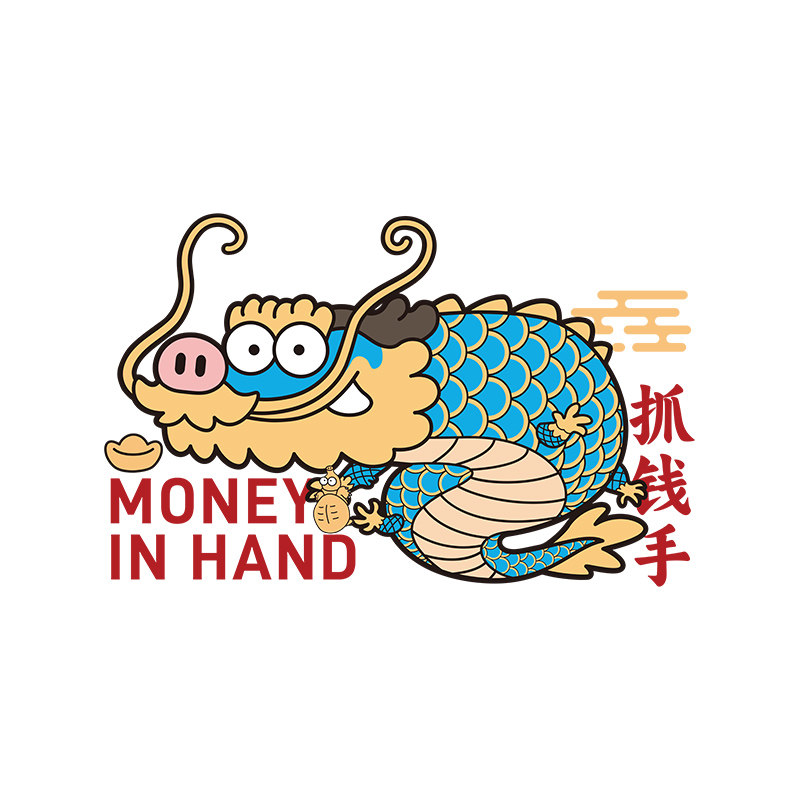 新年龙年厨房防油贴纸装饰胖虎
