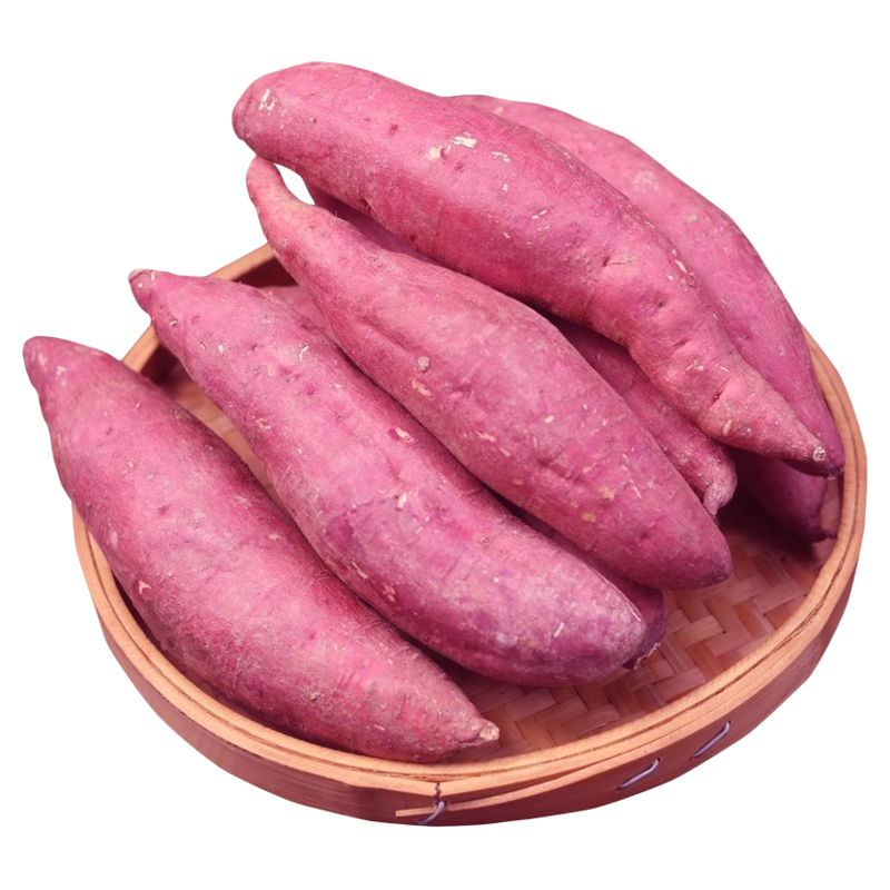 广西农家现挖紫心蜜薯甜糯