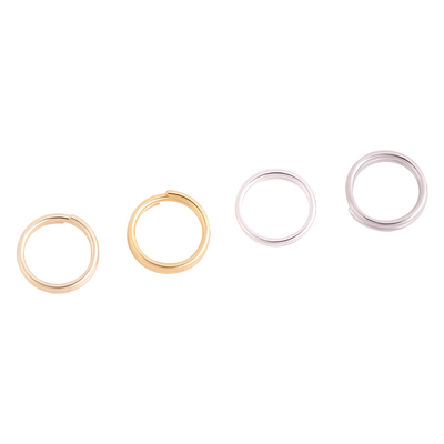 包18k金双层闭口圈diy多尺寸可选