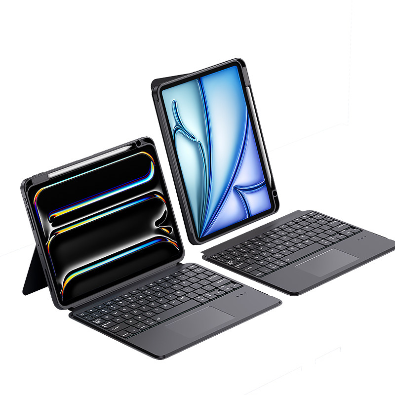 适用iPad键盘磁吸妙控键盘带笔槽