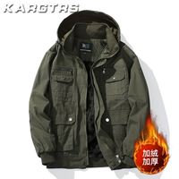 Военный зеленый плюс бархатный топ