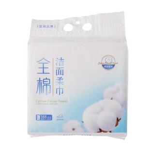 三福宜简宜然一次性壁挂式加大厚悬洁面巾擦脸巾100%全棉纯516610