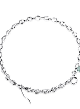 KITSH缠绕链条珠子项链小众欧美