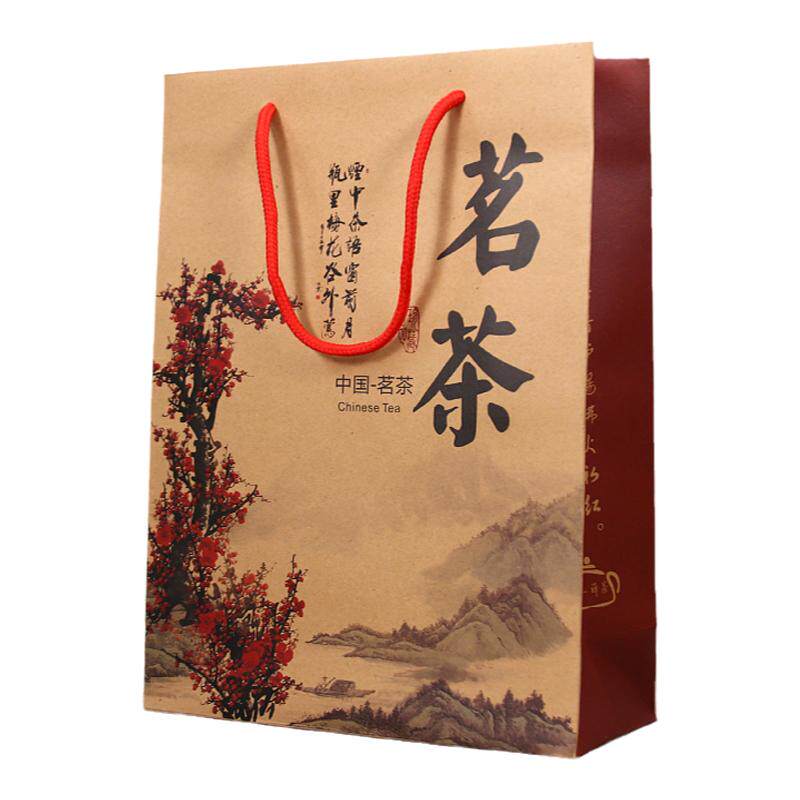 加厚茶叶手提袋牛皮纸