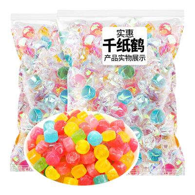 千纸鹤水果糖高颜值散装批发