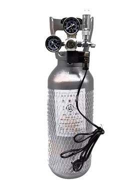 水草缸二氧化碳套装co2钢瓶山东建设钢瓶两升四升牧梵单双减压表