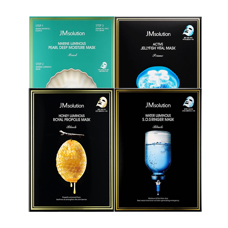 【任选三件】韩国jm面膜急救补水保湿修护双仓蜂蜜紧致官方旗舰店