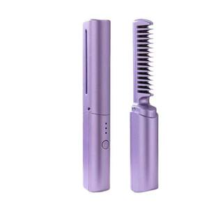 早八八字刘海的神！直发梳无线便携负离子护发高颅顶内扣宿舍神器