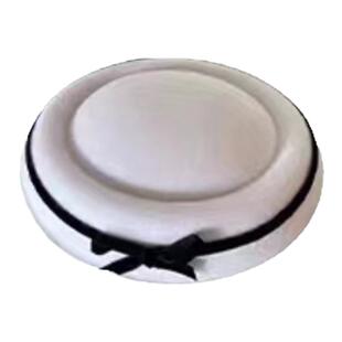 赫本英伦海军风贝雷帽女黑白丝绒蝴蝶结小礼帽可爱甜美圆顶帽发饰